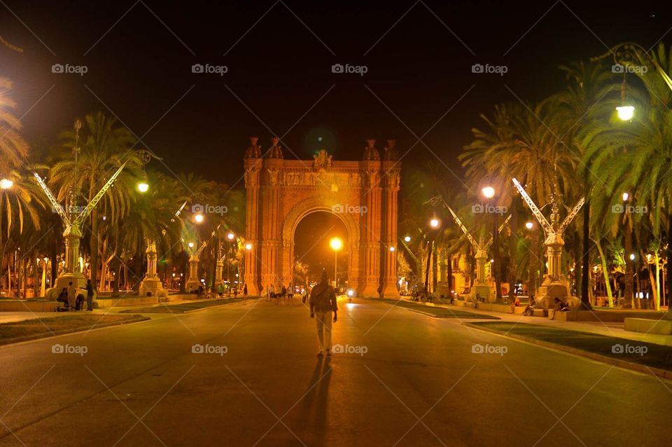 Arc d triomf of Barcelona 