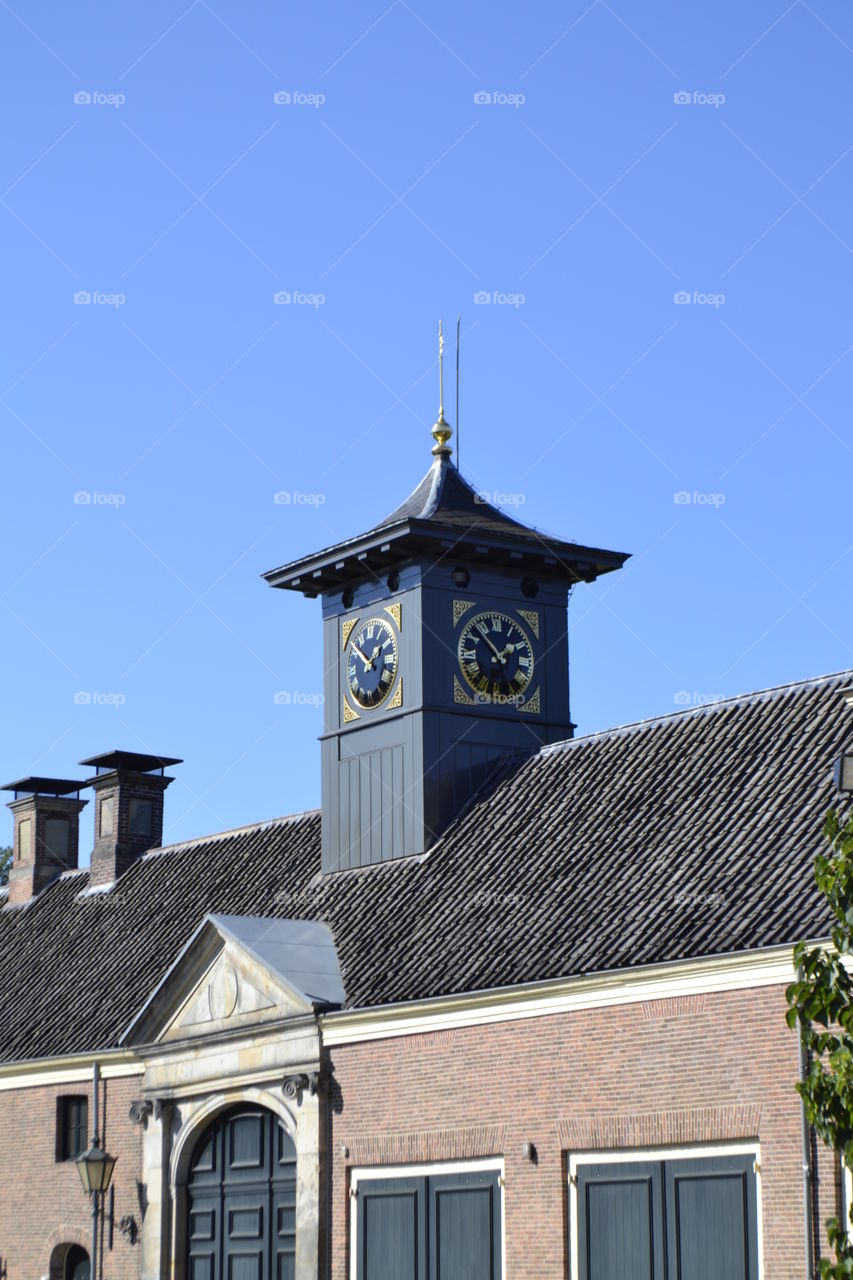 Village time.. A beuty of a village clock.