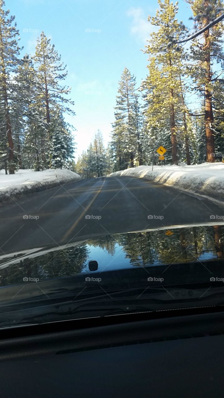 Road to Lake Tahoe