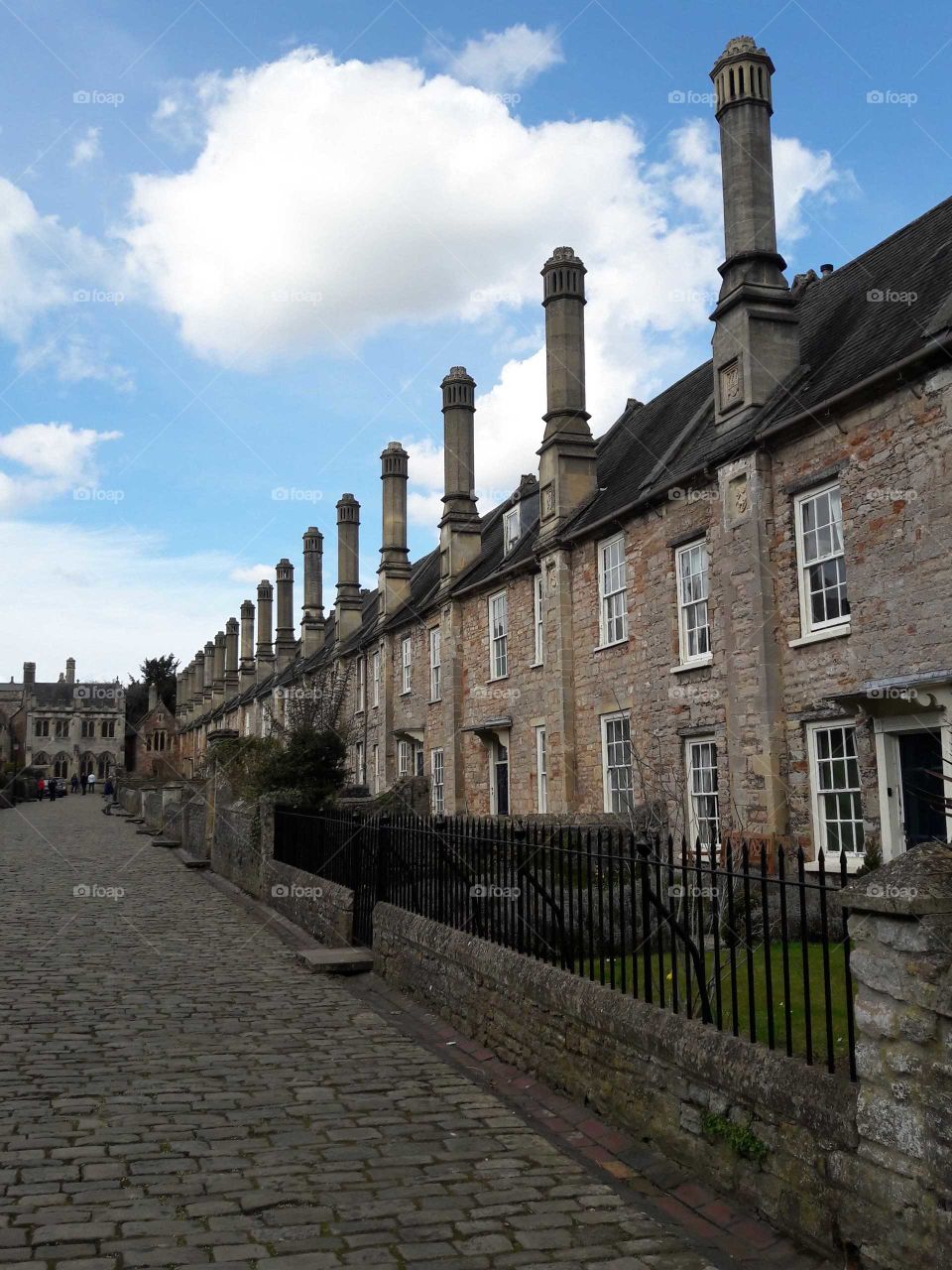 Vicar's close the oldest street. Wells in somerset