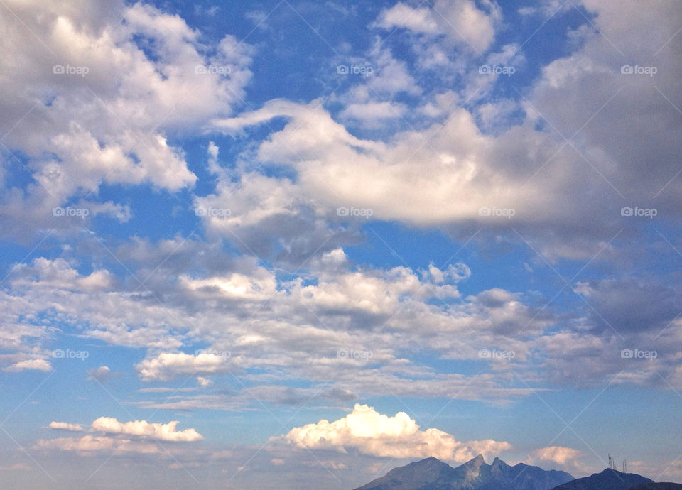 sky background summer mountain by malanis