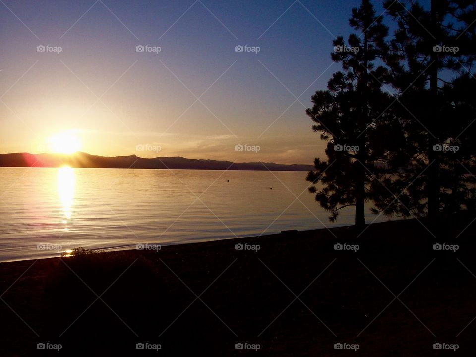 Sunset at Lake Tahoe