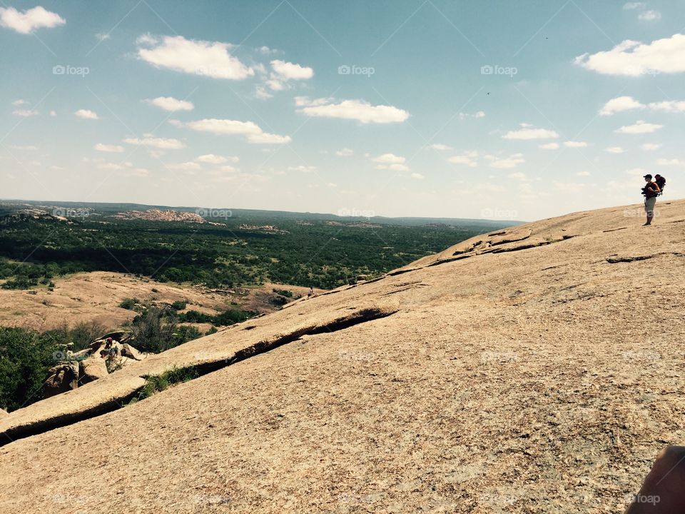 View from Above. Enchanted Rock, Texas
