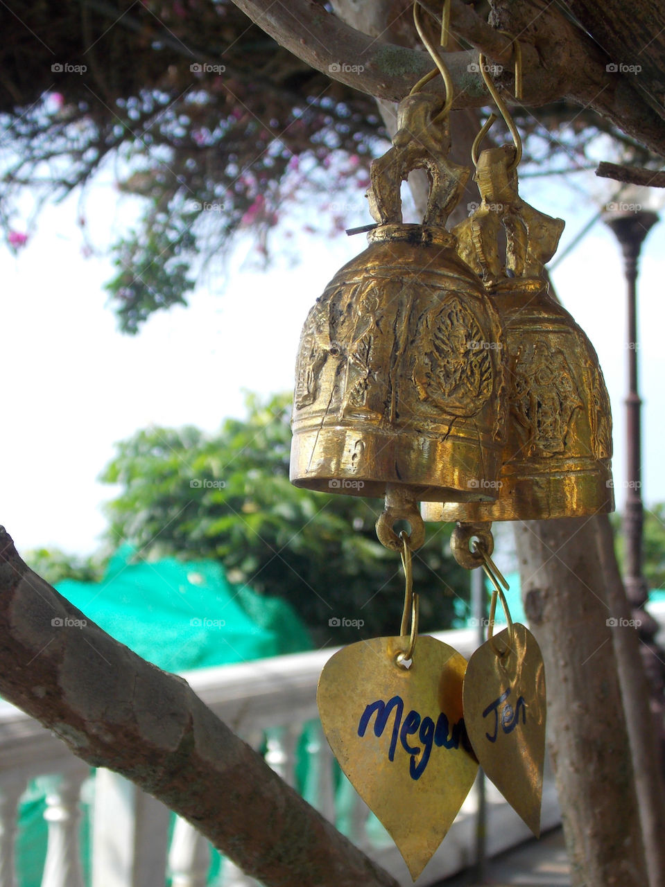 bells. bells in thai temple