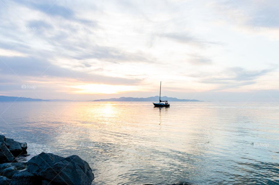 Great salt lake in utah usa