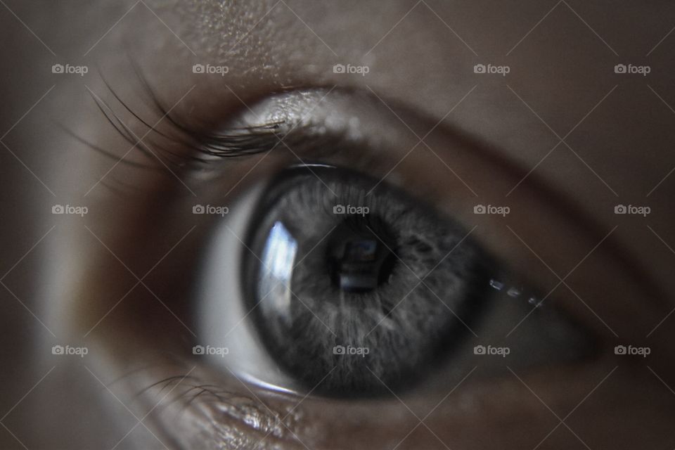 Close up eye
