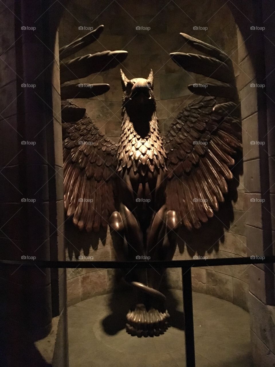 Universal Studios’ Entrance to Dumbledore’s office