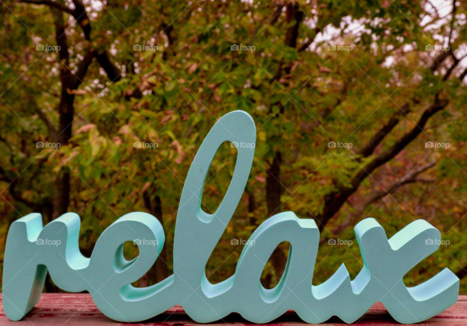 relax sign
