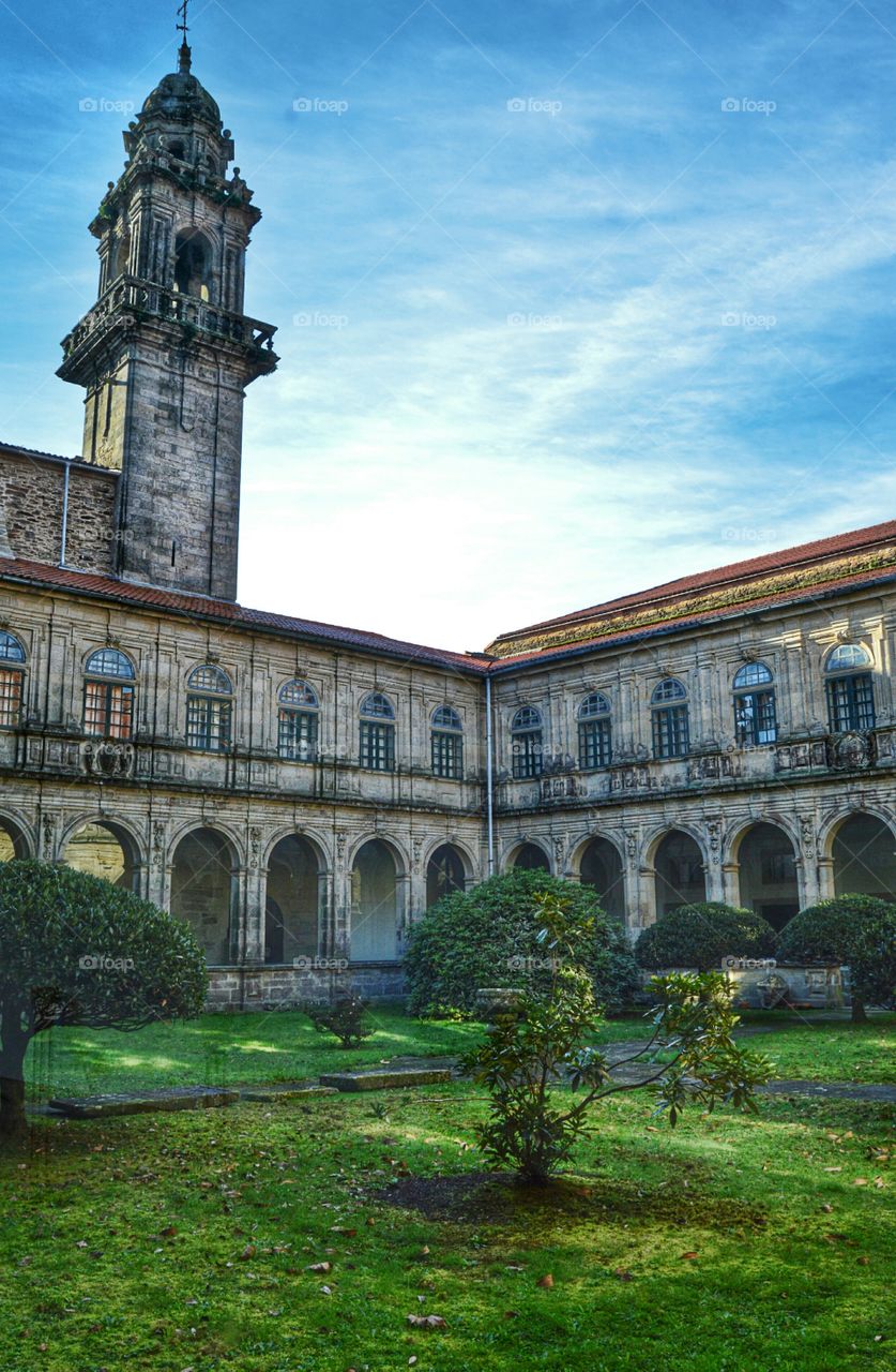 Convent of Santo Domingo de Bonaval, Cloister. Convent of Santo Domingo de Bonaval, Cloister