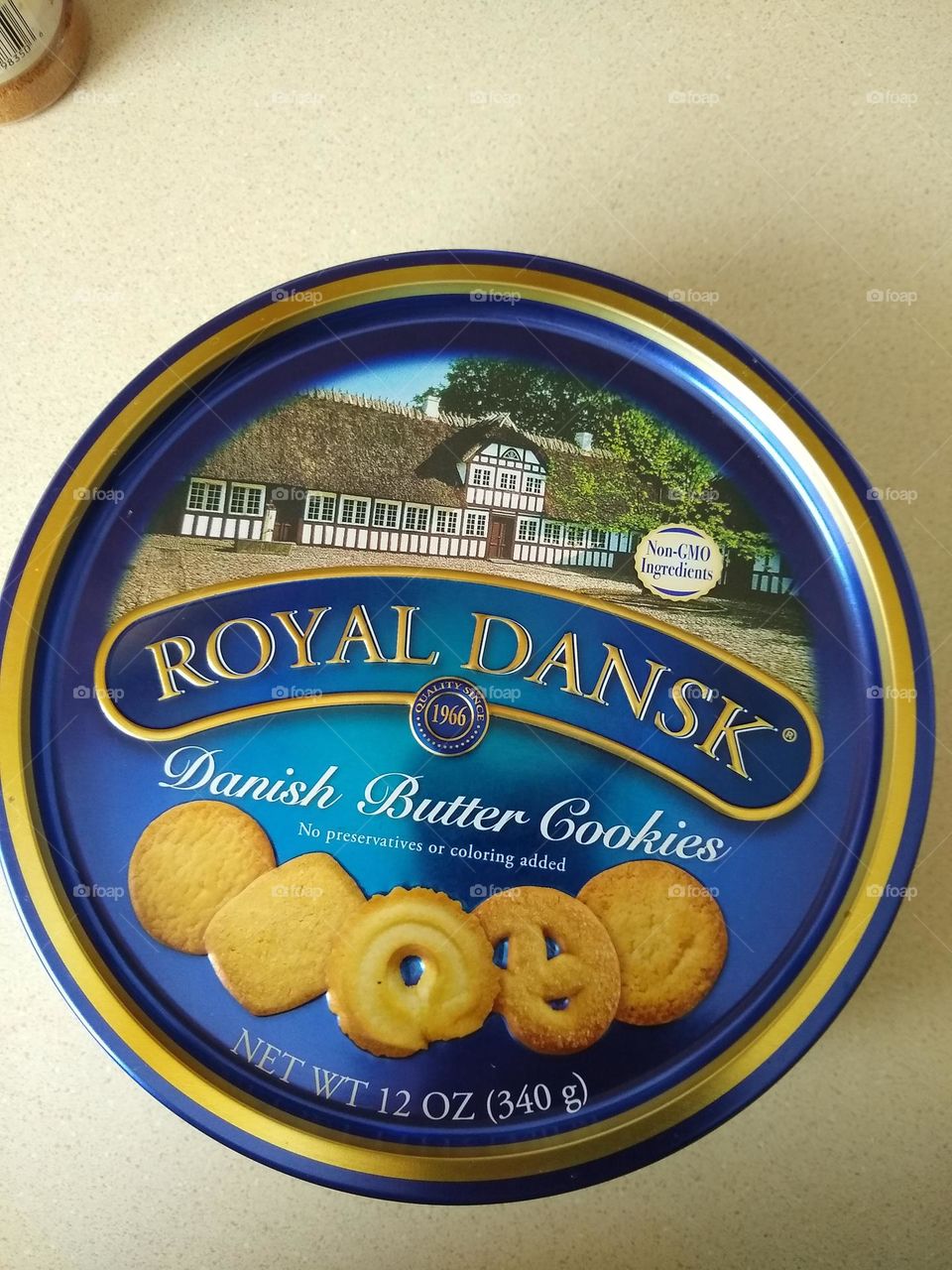 Danish Butter cookies 🍪 tin is circle shaped
