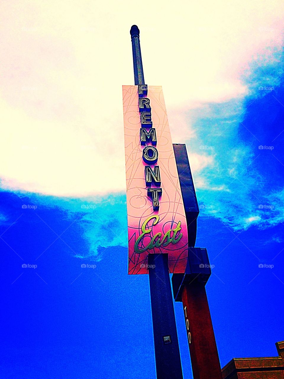 Up on Fremont st. Las Vegas 