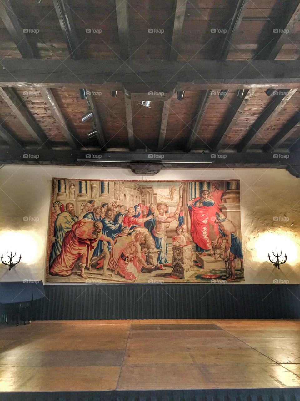 Tapestry in Castle
