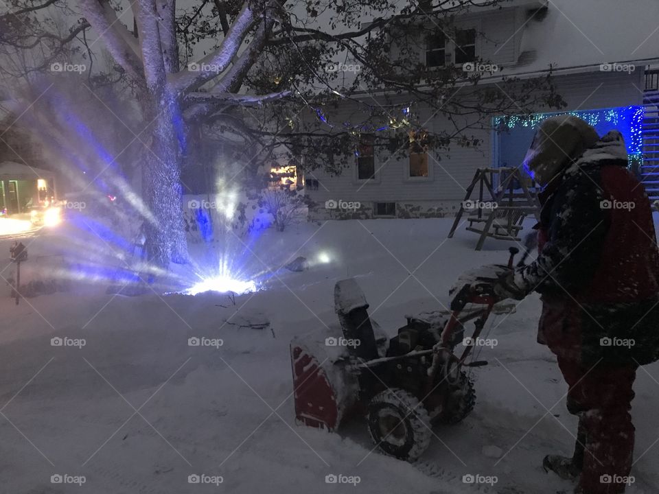 Snowblowing 