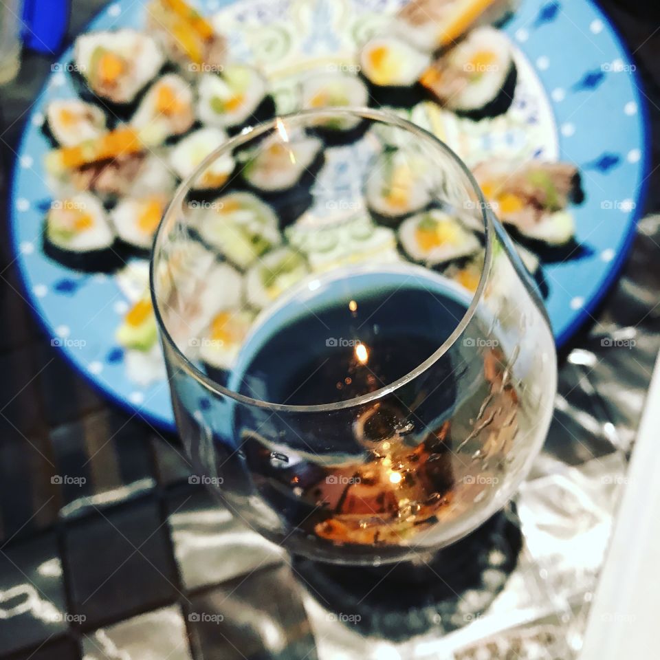 Sushi 🍣 & rosé