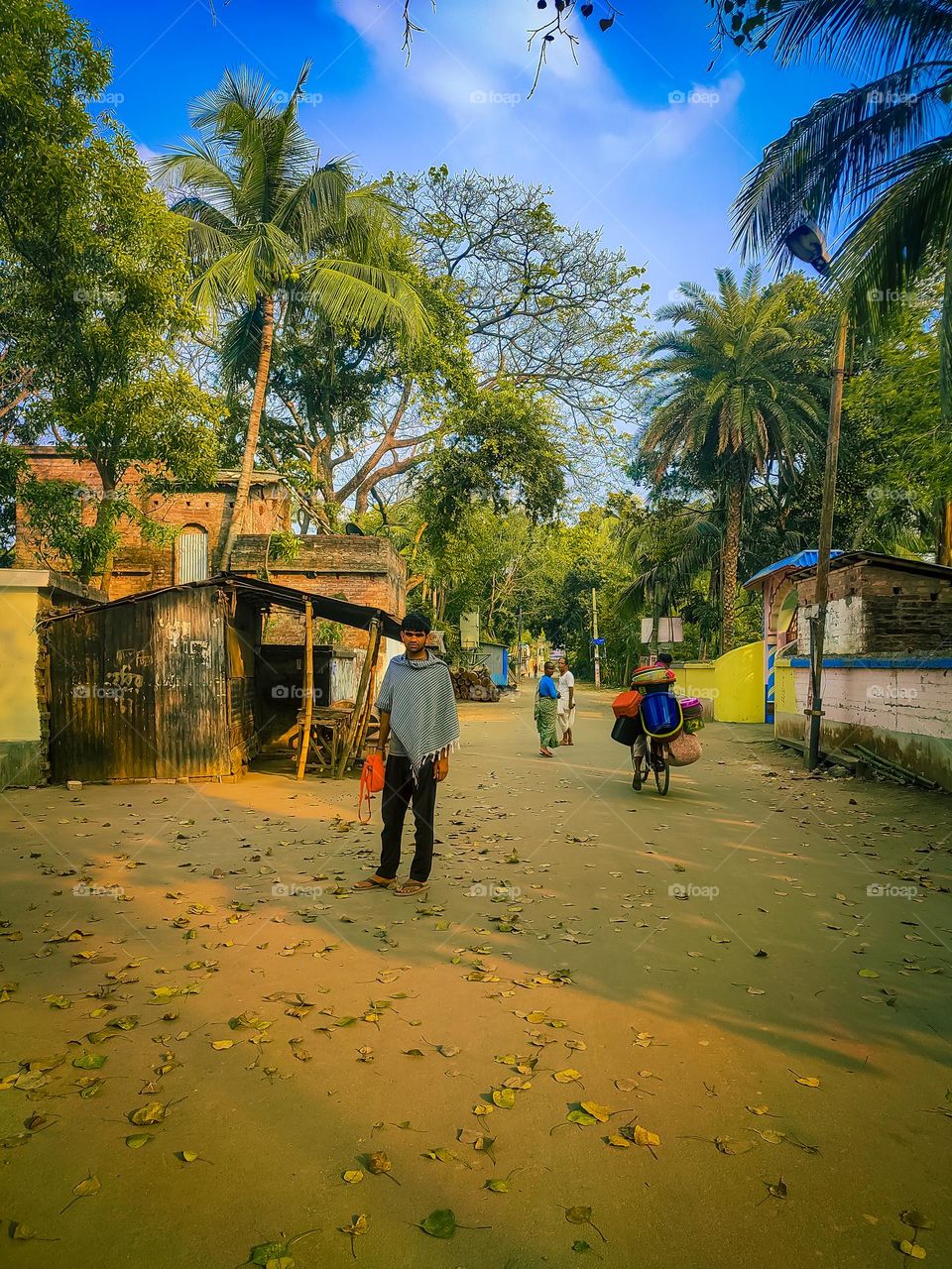 beautiful village scenery