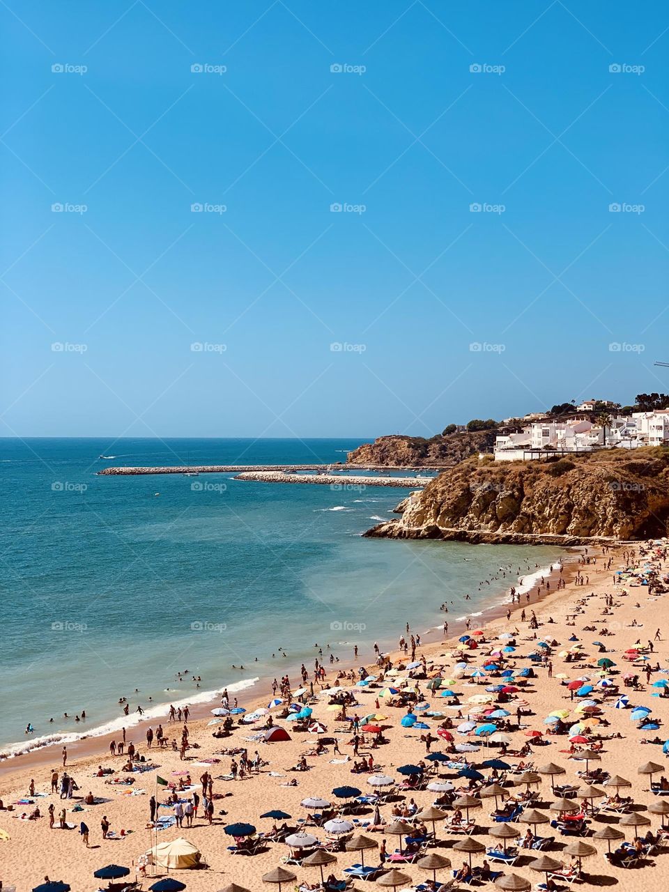 Beach crowd