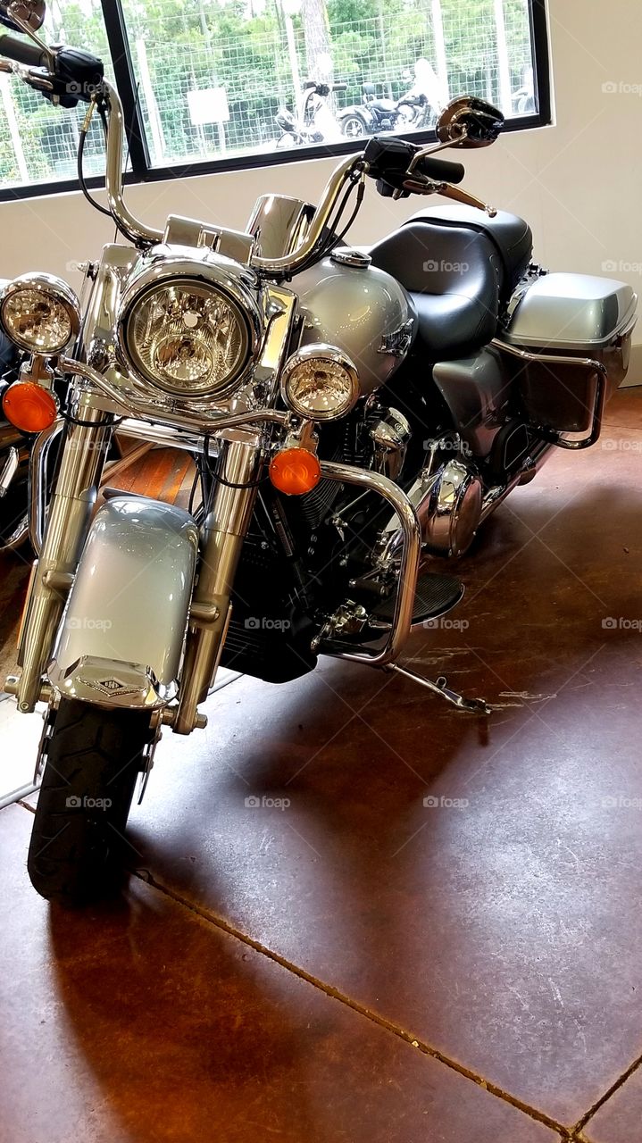 Harley Davidson showroom bike