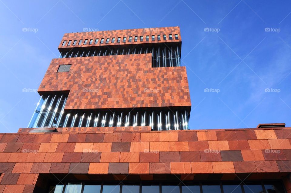 A modern museum in Antwerp