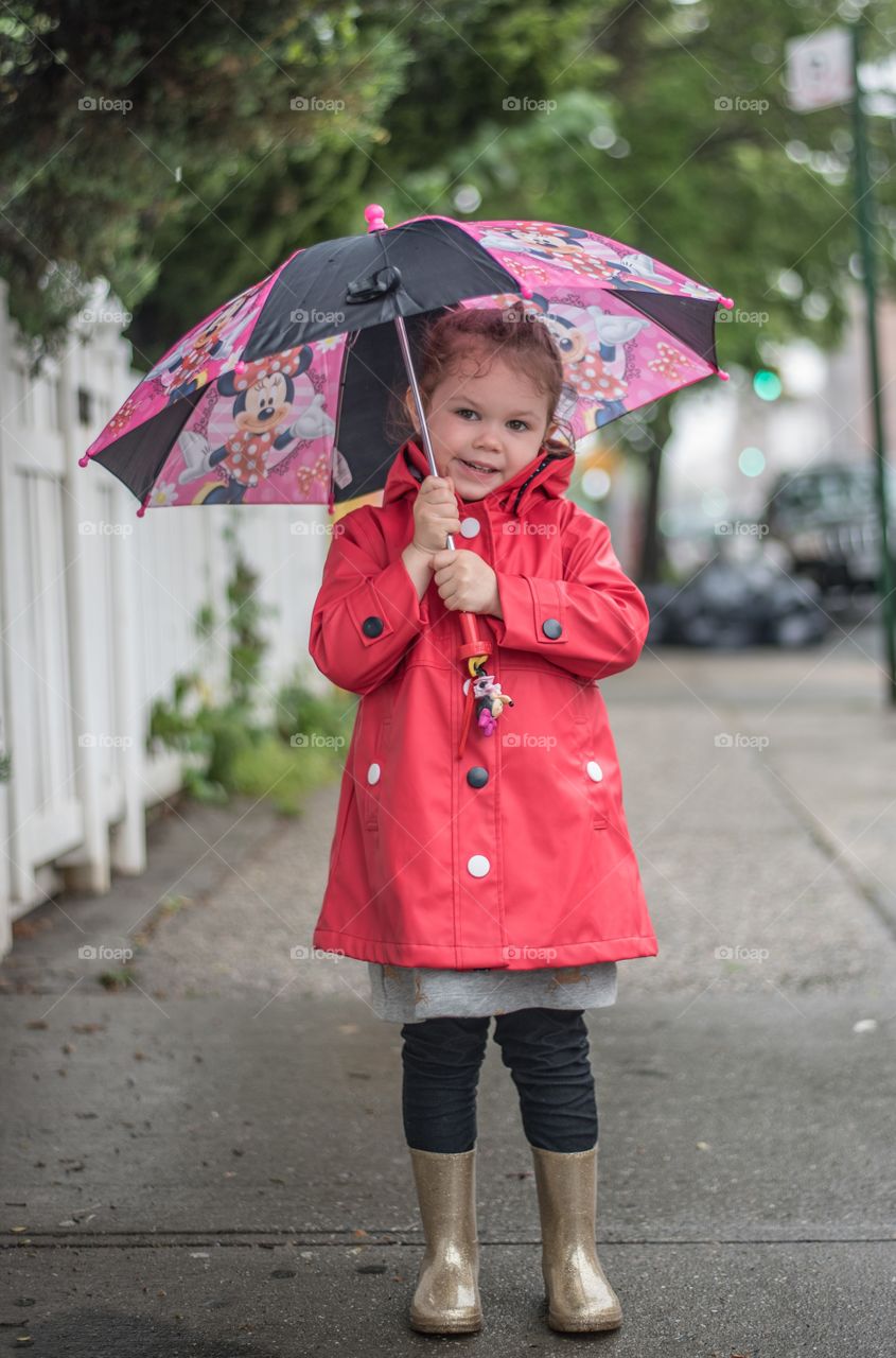 Little red raincoat 
