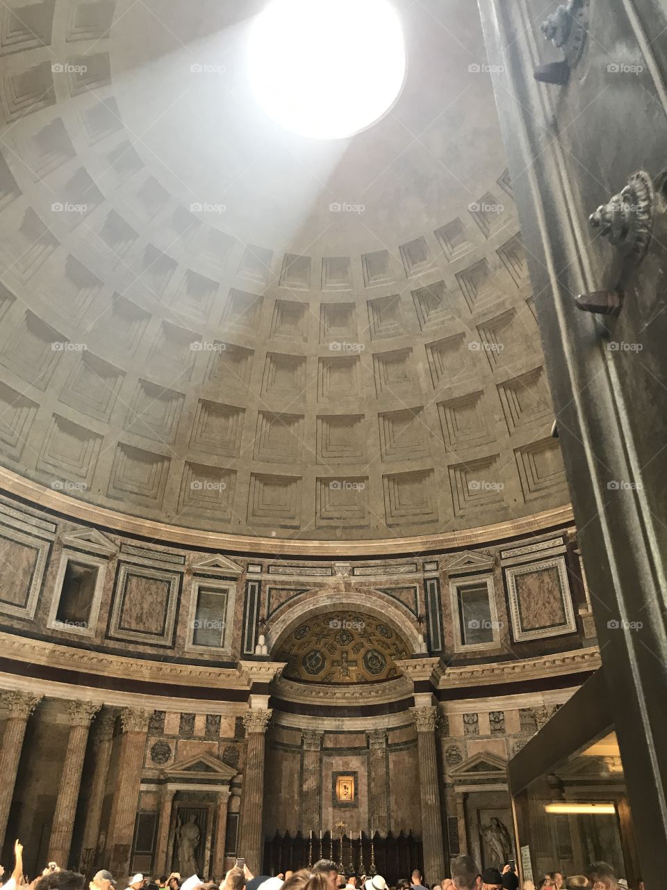 The glorious and ancient Pantheon in Rome, Italy
