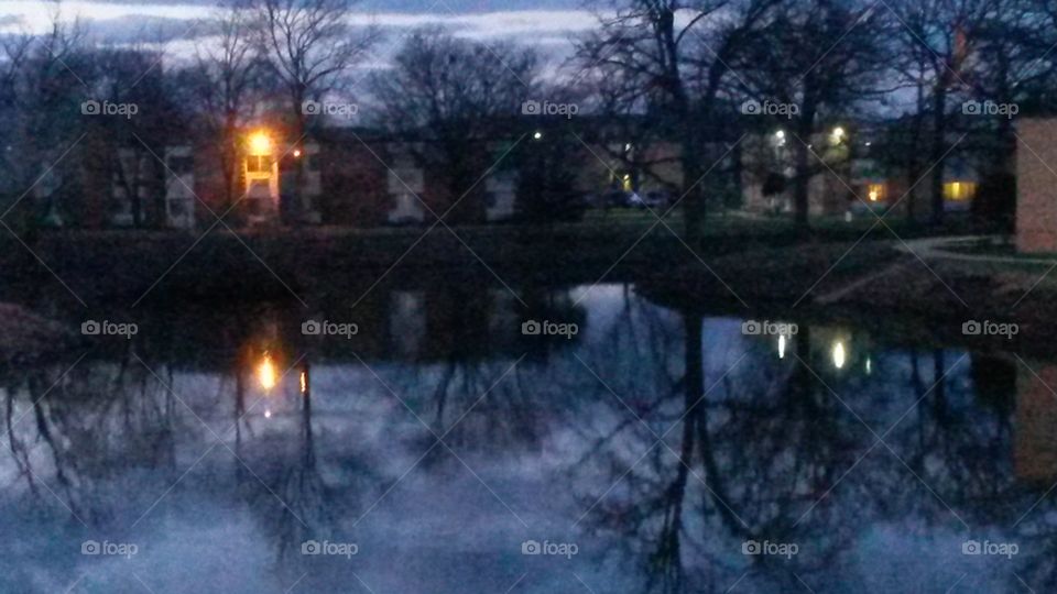 Twilight at the Pond