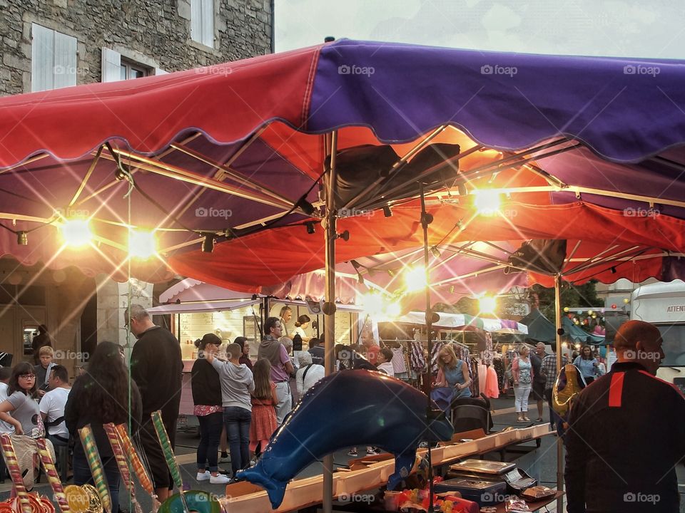 French night market