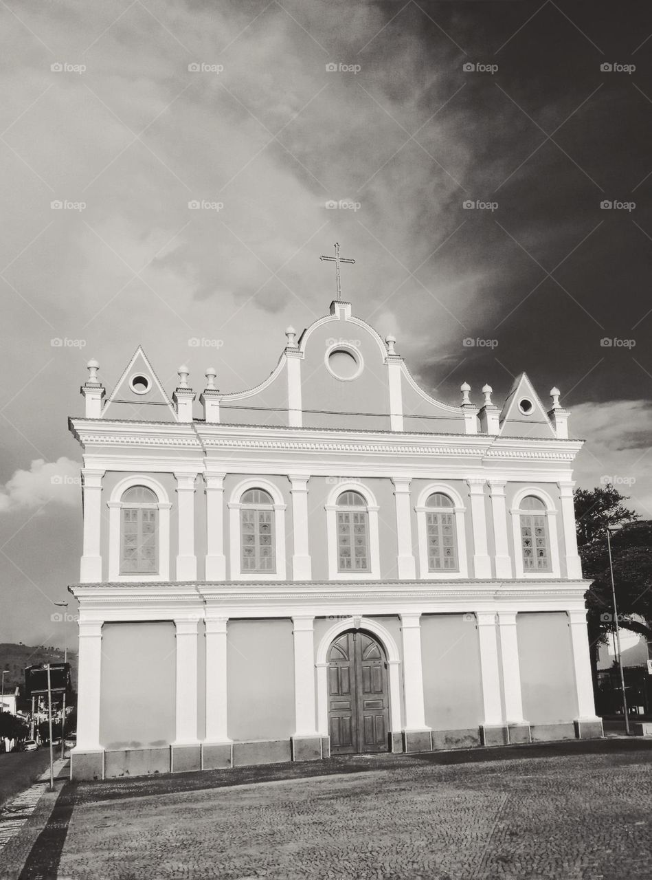 Rosario church in Amparo -SP,  Brazil. Historical church