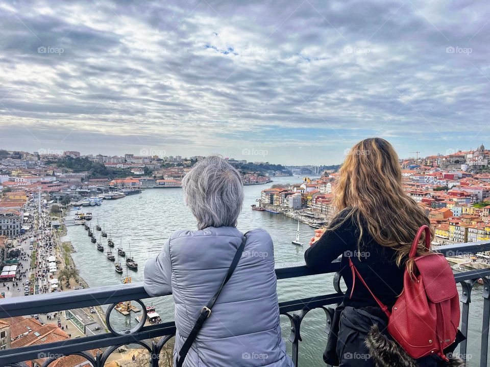 Enjoying the city view, Porto, Portugal