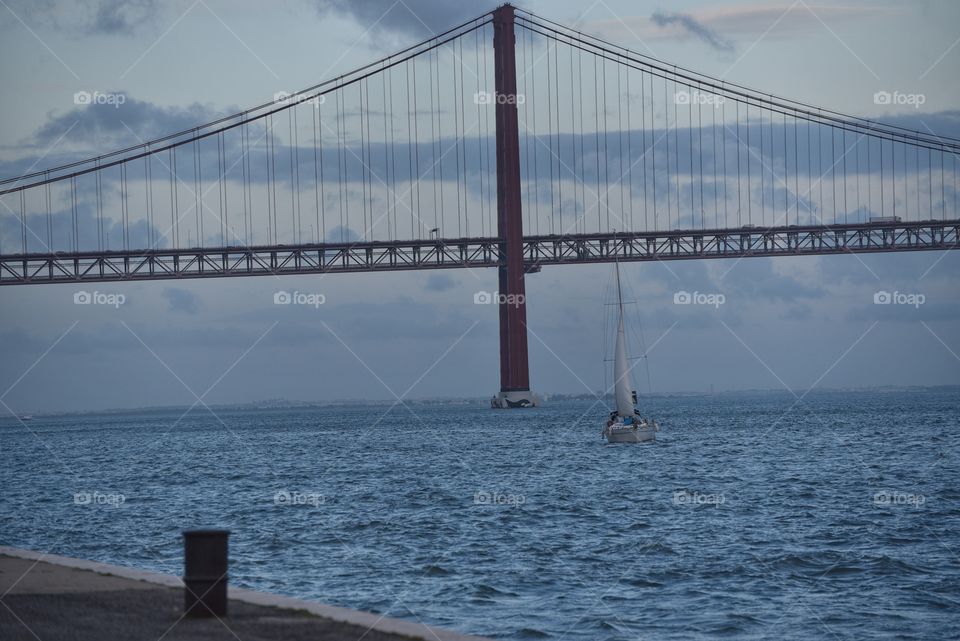 Water, Bridge, No Person, Sea, Travel