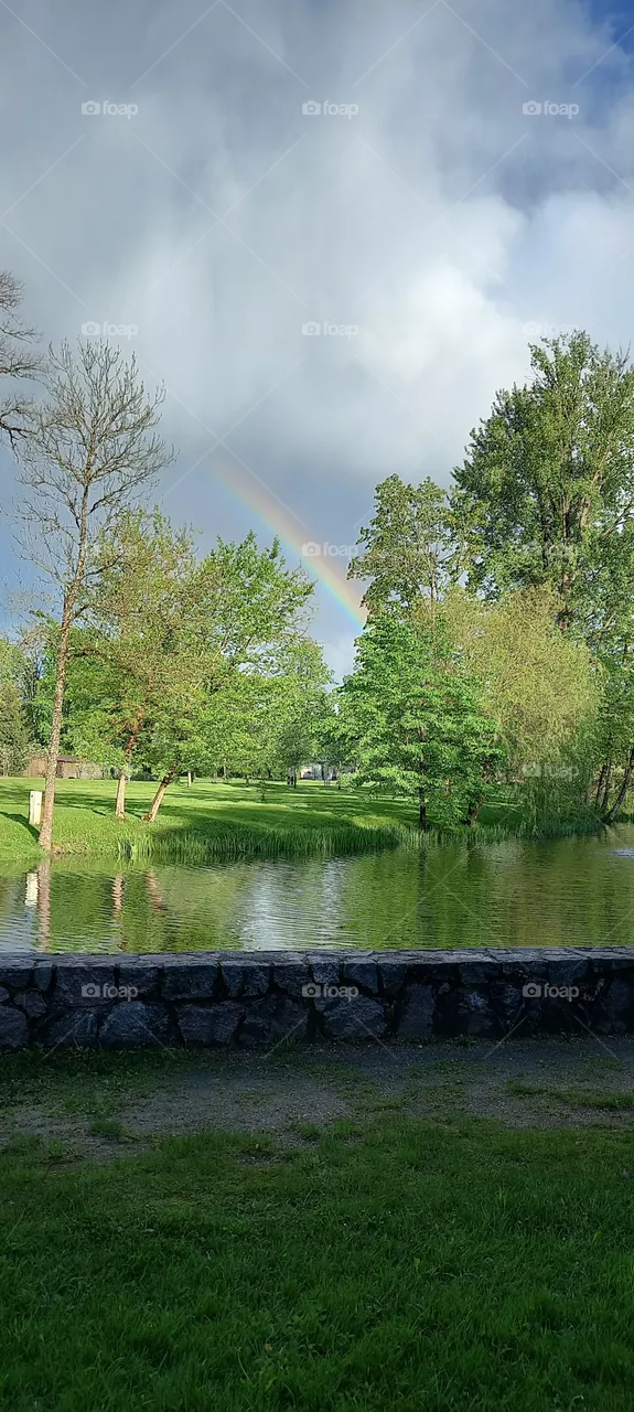 rainbow after rain