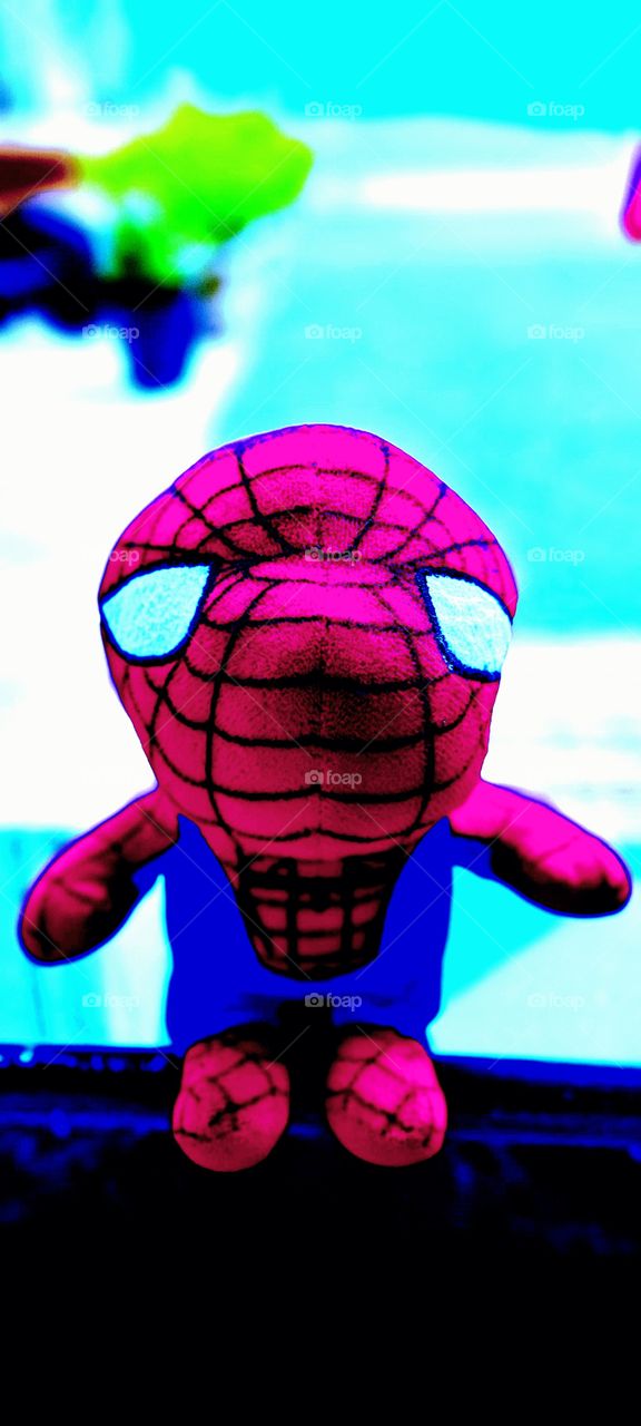pink spider toy