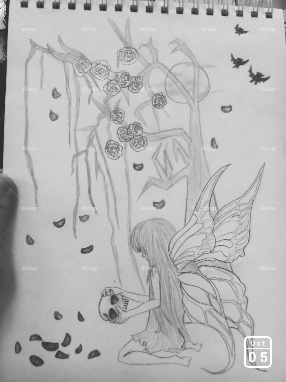 Drawing of fairy