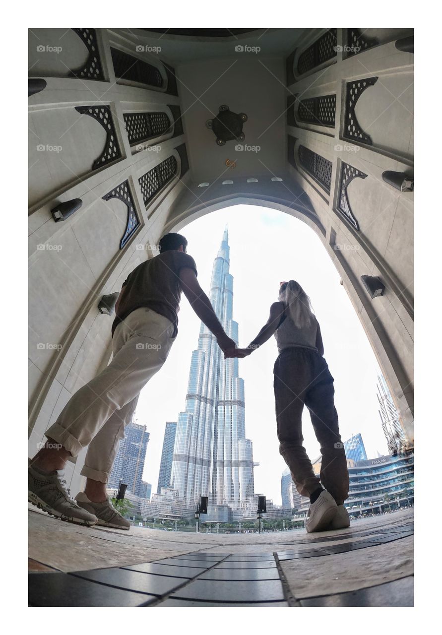 Burj Khalifa from the Souk