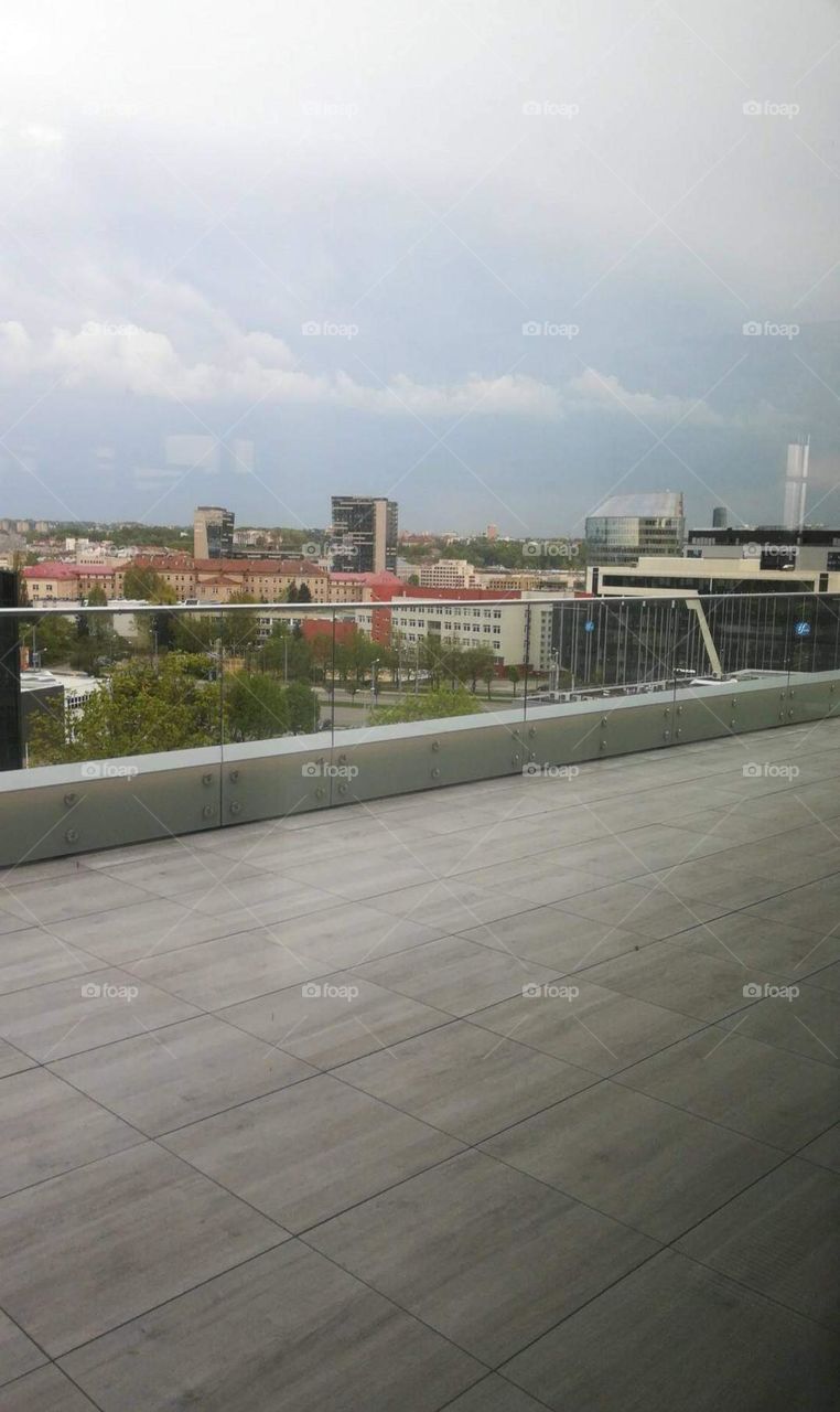 The view from the top floor ( Lithuania)