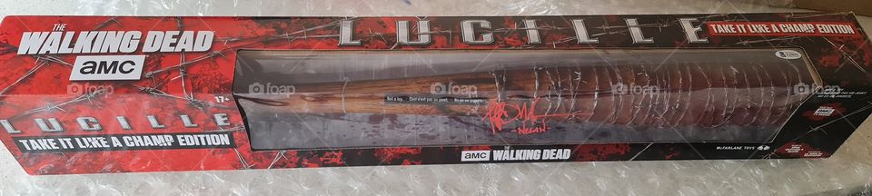 Lucille - The Walking Dead - Signed by Negan