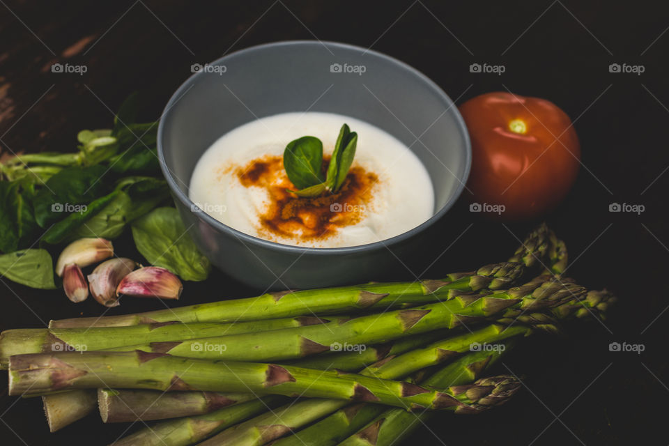 asparagus, preparing meal