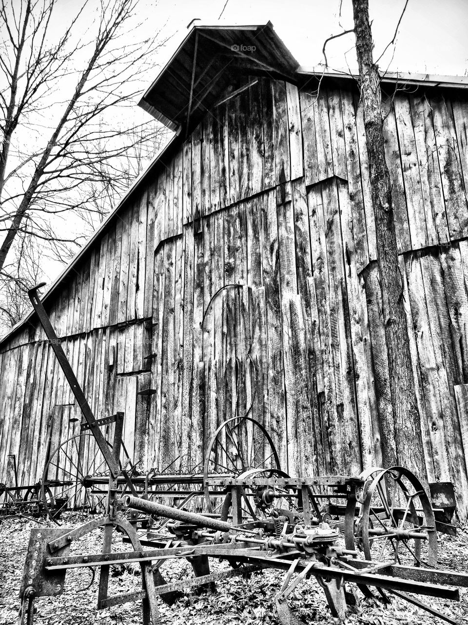 Old Indiana barn 