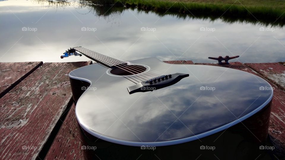 Guitar by the Lake