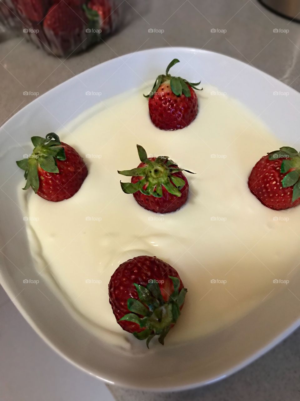 Strawberry mousse 🍓