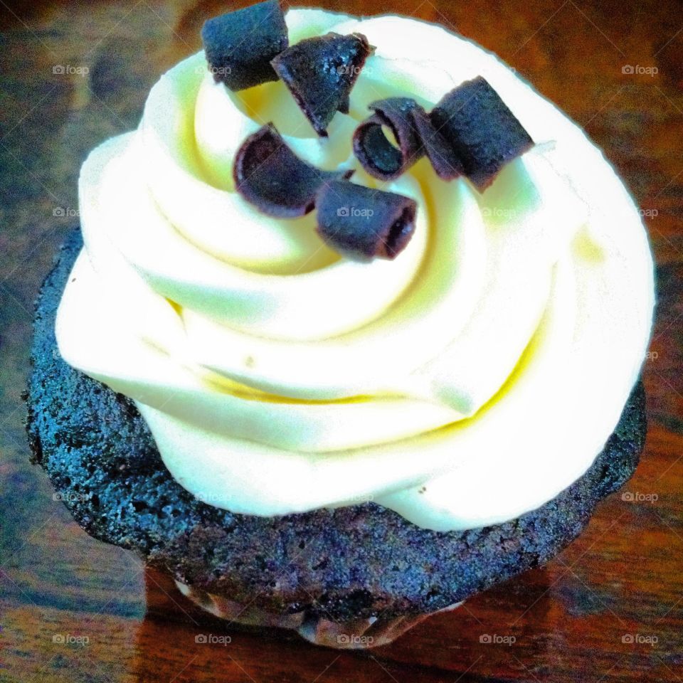 chocolate cupcake . special occasion
