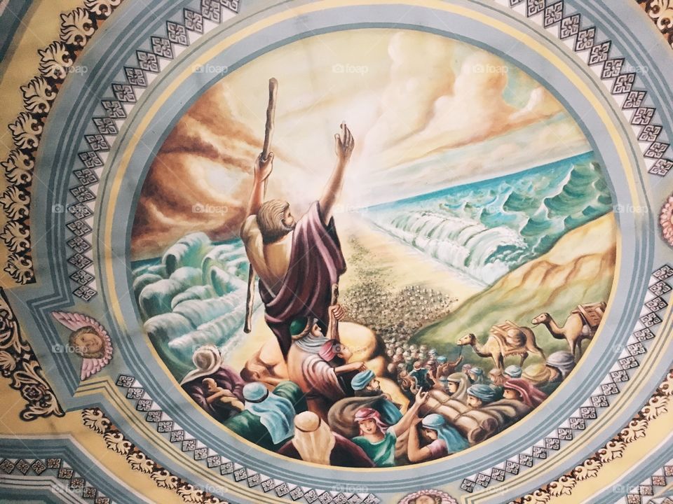 Ceiling of one of Iloilo's Churches