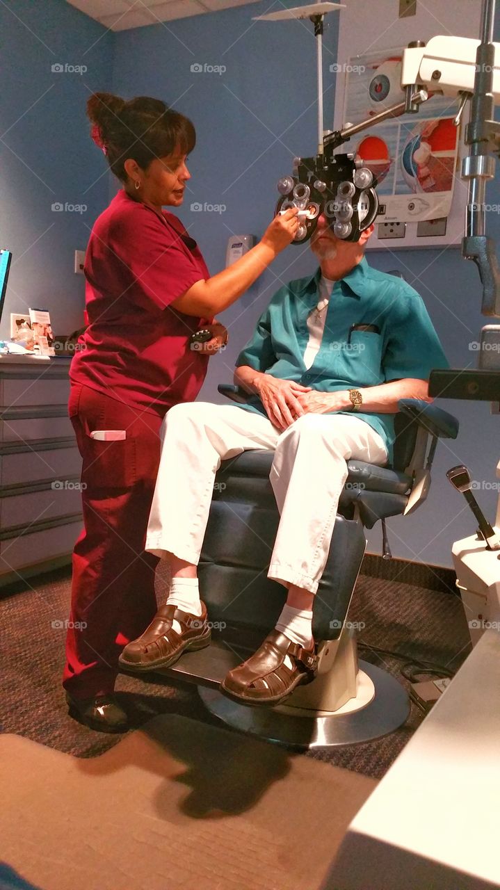 Visit to the Eye Dr.