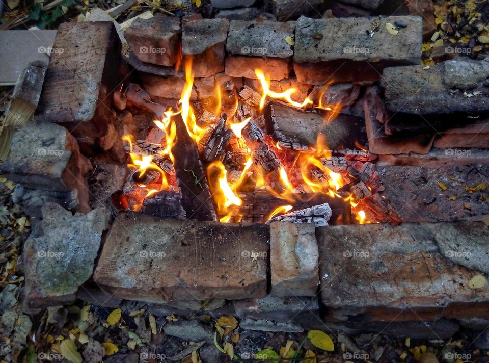 fire bonfire огонь костёр