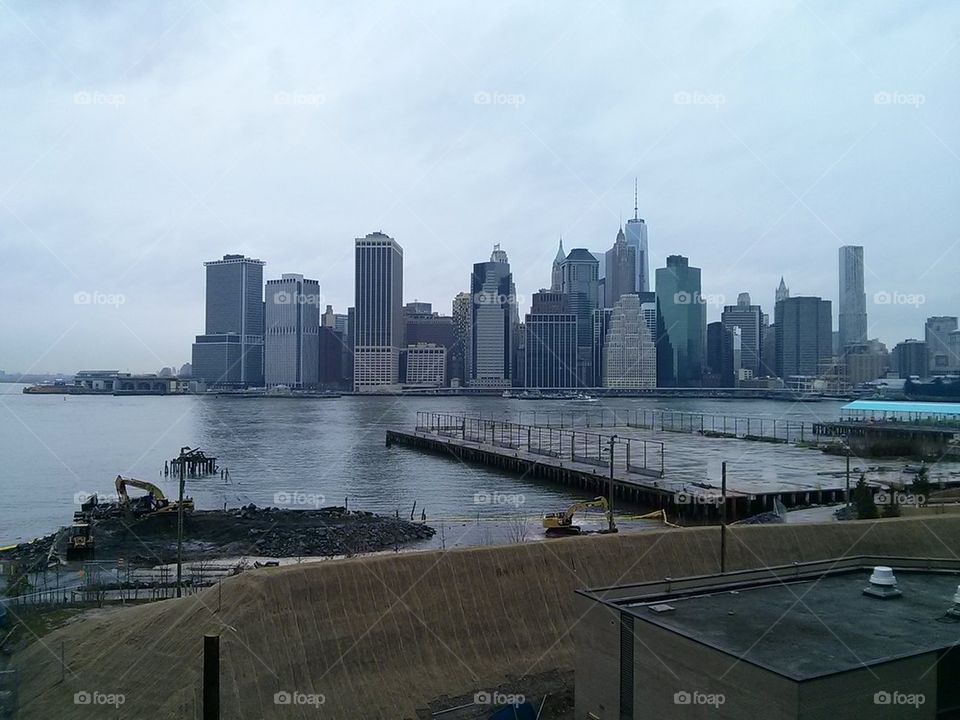 Manhattan Skyline view from Brooklyn