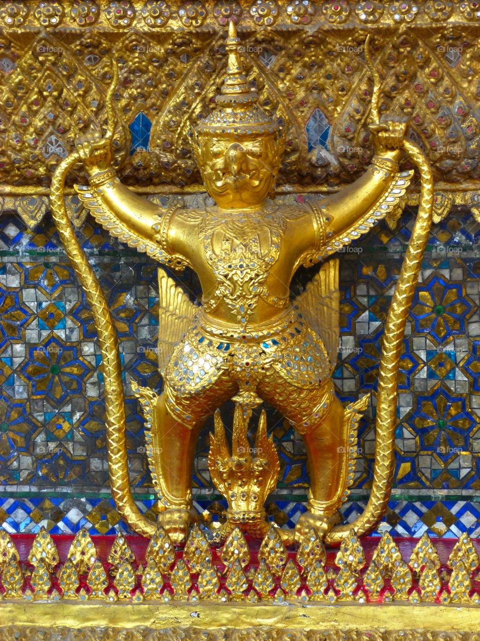 Temple detail, Bangkok