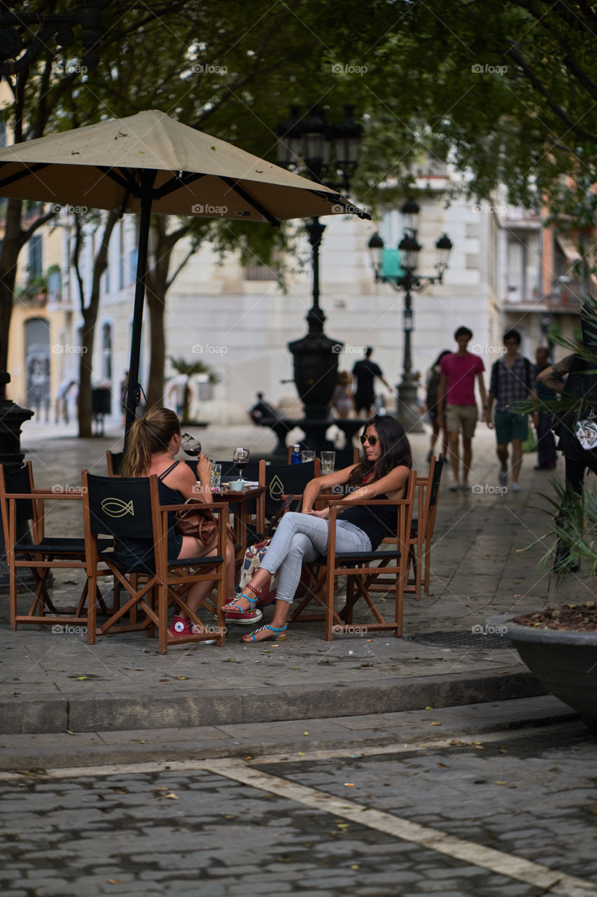 Street Live.  Barcelona. La Ribera. 