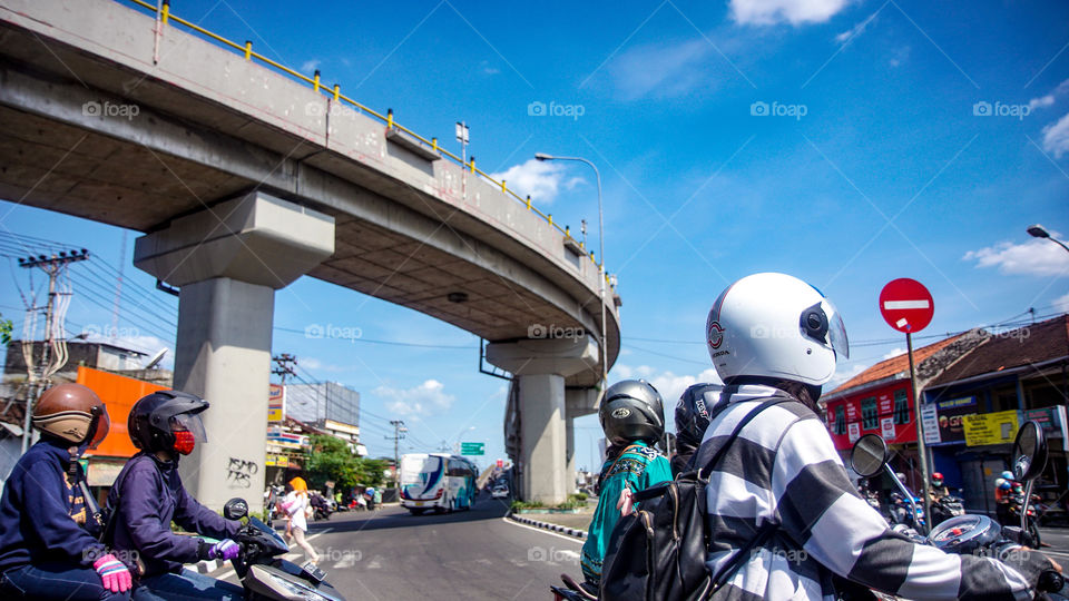 a street corner in jogja