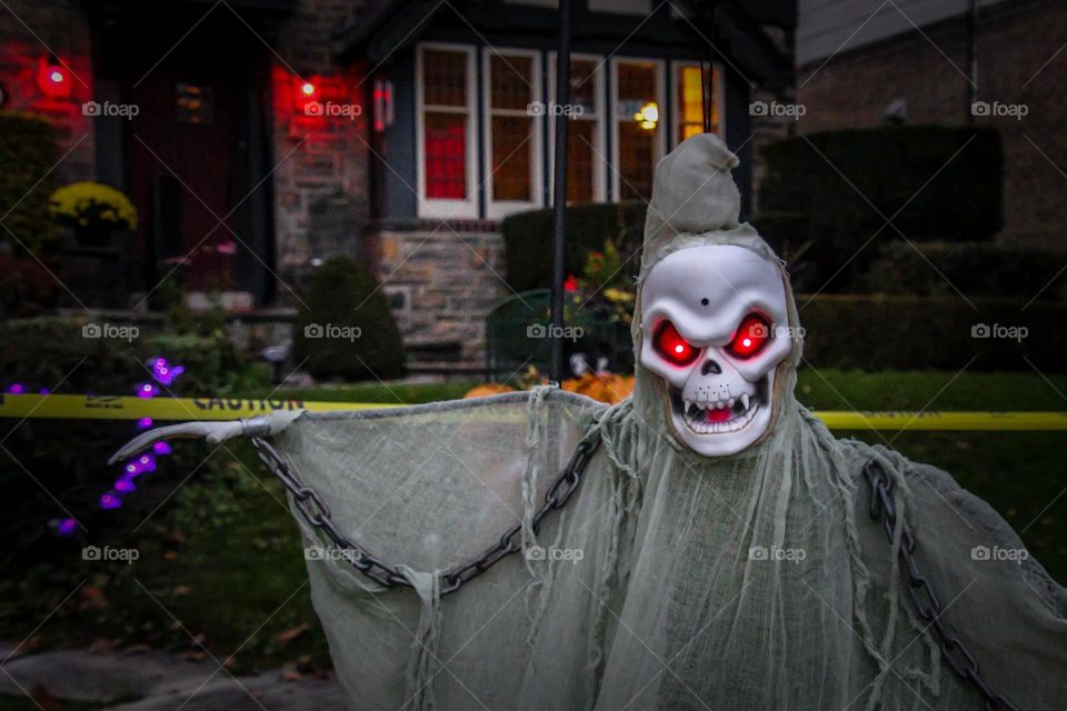 Spooky Halloween decorations