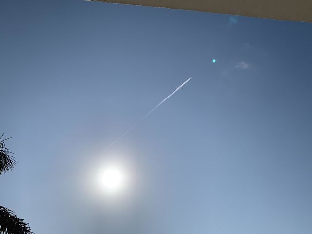 Jet flying by