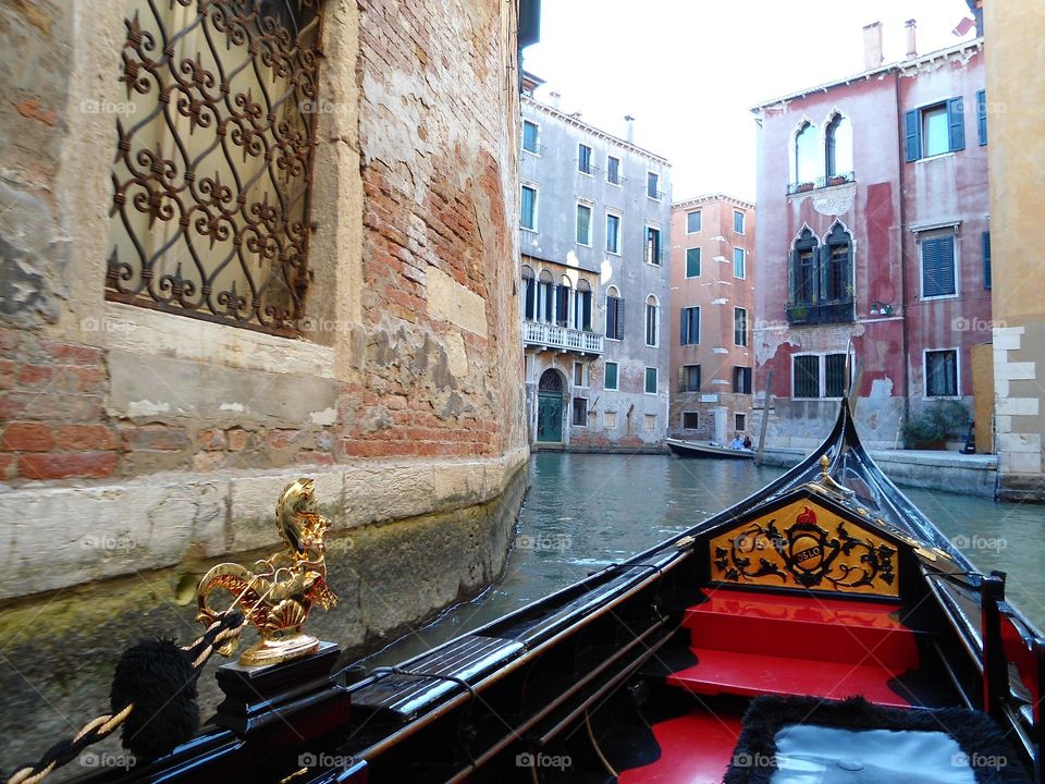 Gondola, Travel, Canal, Venetian, Architecture